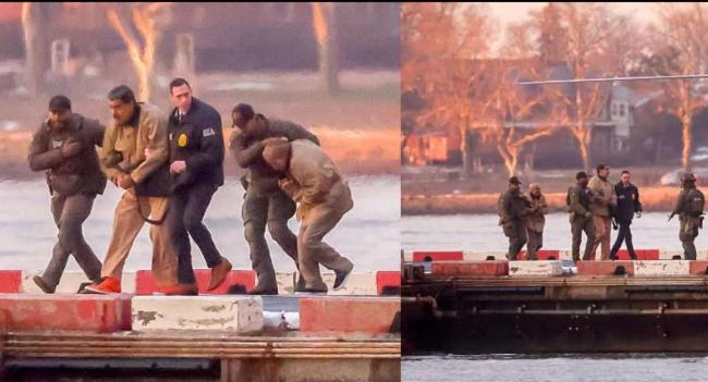 වෙනිසියුලානු ජනපති නිව්යෝර්ක් අධිකරණයට රැගෙන එයි.